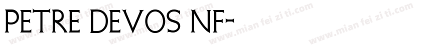 Petre Devos NF字体转换